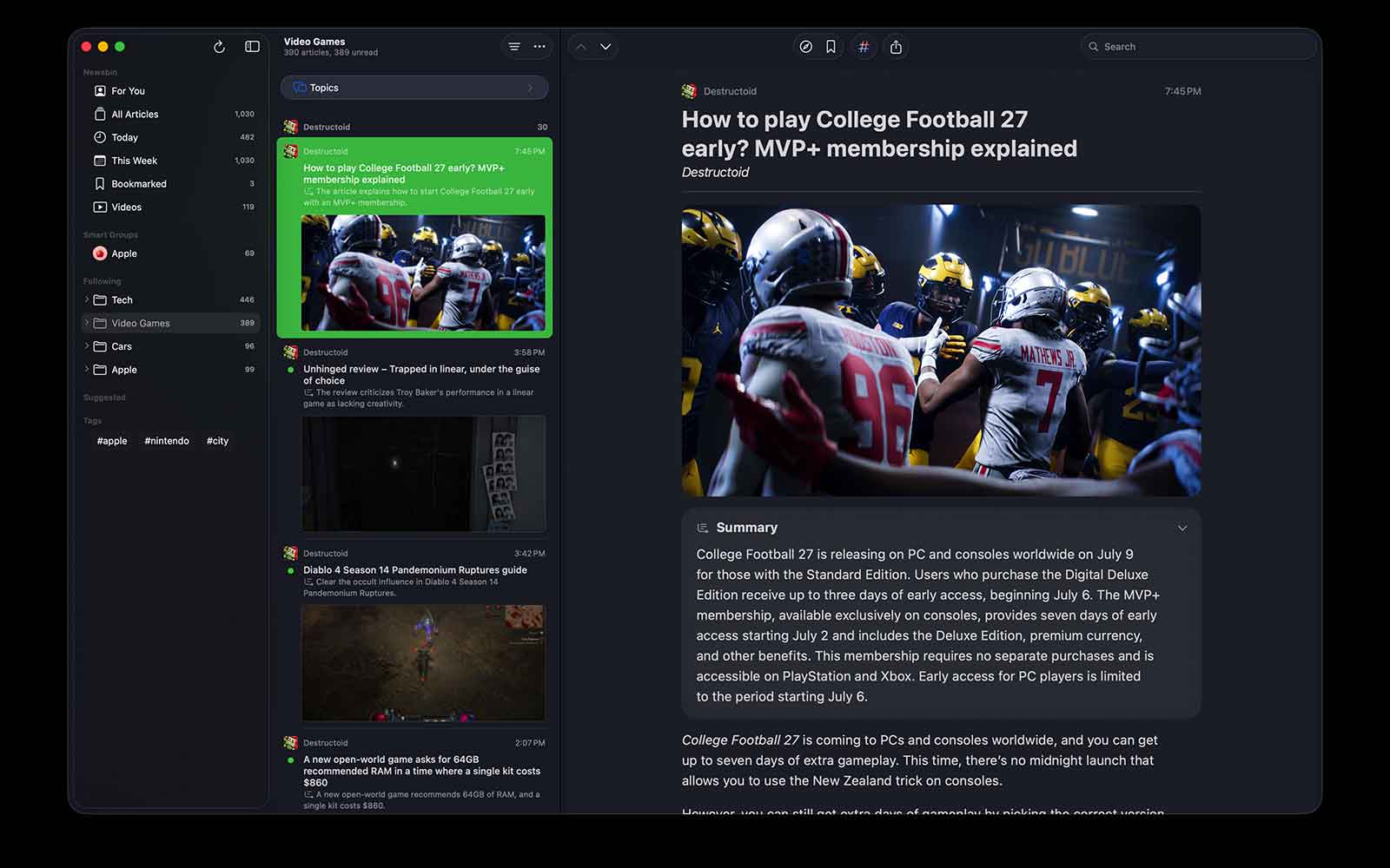 AI Summaries