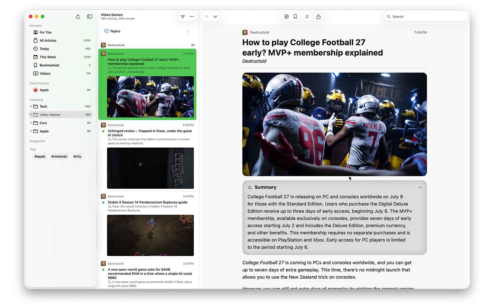 AI Summaries